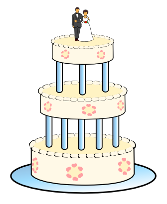 Download free food cake marriage icon